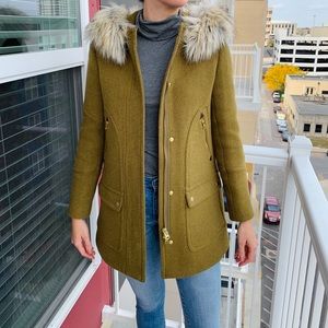 J. Crew Chateau parka in Italian wool